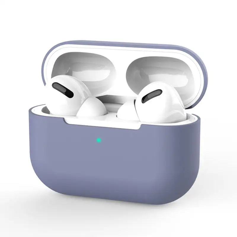 AirPods Pro Armor Silicone Case 🛡️🎧 - Grey purple