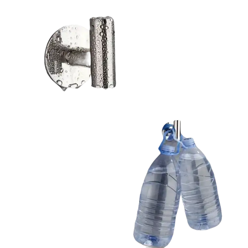 Self-adhesive stainless steel bathroom hook from Easy Peasy Stainless Steel Bathroom Hook Guide