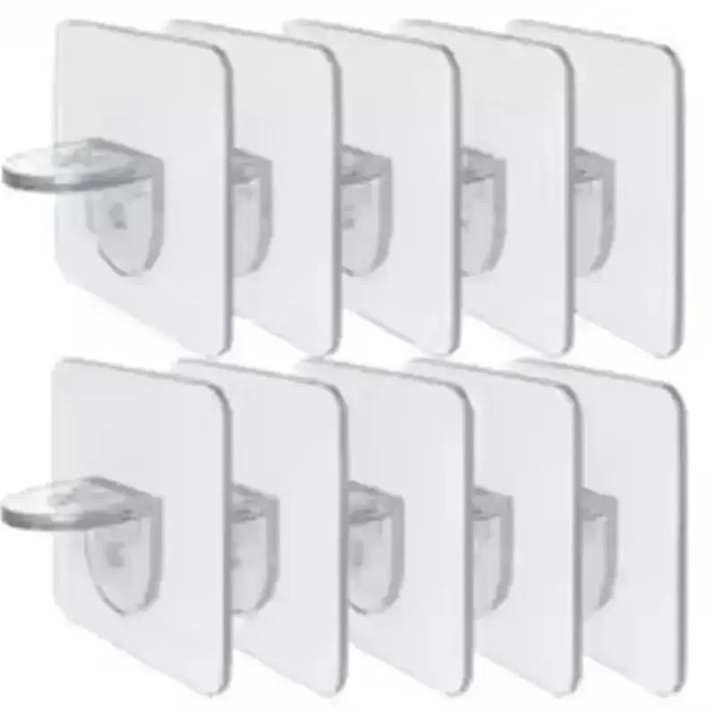 Shelf bracket adhesive nail self-adhesive wardrobe shelf bracket clip wall hanging bracket partition non punching