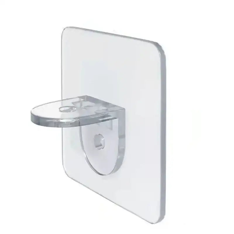Shelf bracket adhesive nail self-adhesive wardrobe shelf bracket clip wall hanging bracket partition non punching