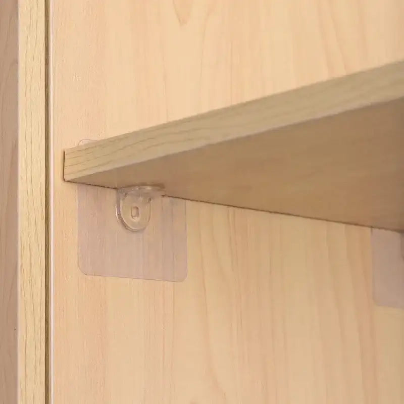 Shelf bracket adhesive nail self-adhesive wardrobe shelf bracket clip wall hanging bracket partition non punching
