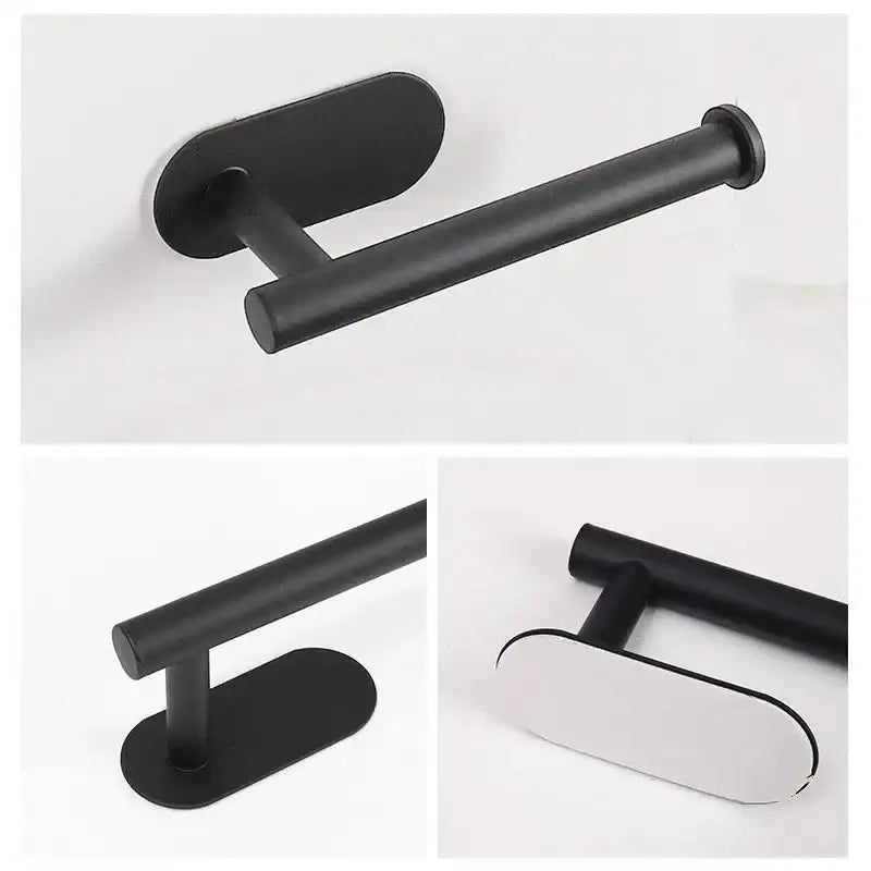 No Drilling Toilet Paper Holder SUS304 Stainless Steel Self Adhesive Wall Mount Tissue Towel Roll Dispenser