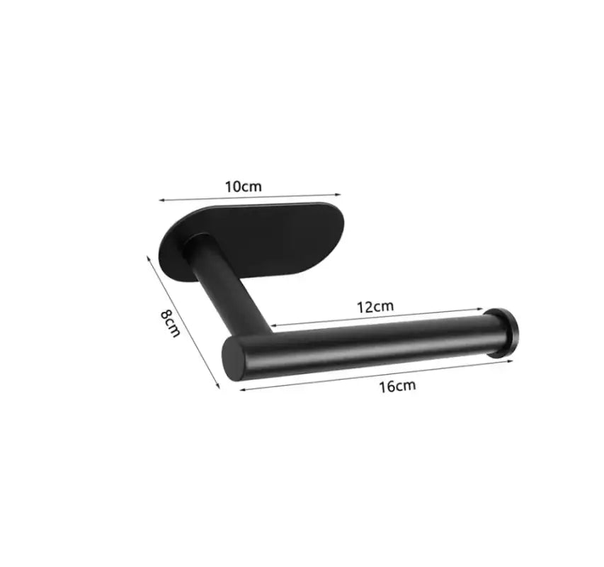 No Drilling Toilet Paper Holder SUS304 Stainless Steel Self Adhesive Wall Mount Tissue Towel Roll Dispenser