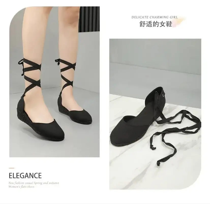 Sandals for Women 2025 Grass Woven High Heels Summer Strap High Heels Linen Soled Shoes Strap Hemp Rope Wedges Shoes