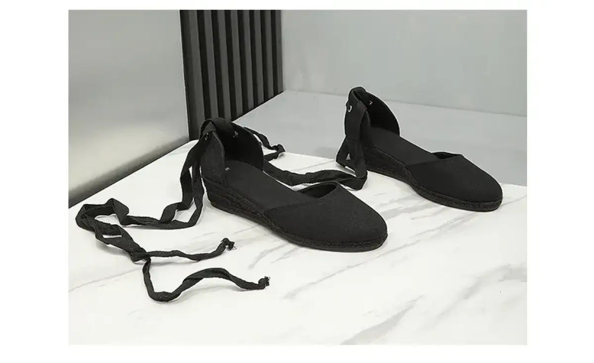 Sandals for Women 2025 Grass Woven High Heels Summer Strap High Heels Linen Soled Shoes Strap Hemp Rope Wedges Shoes