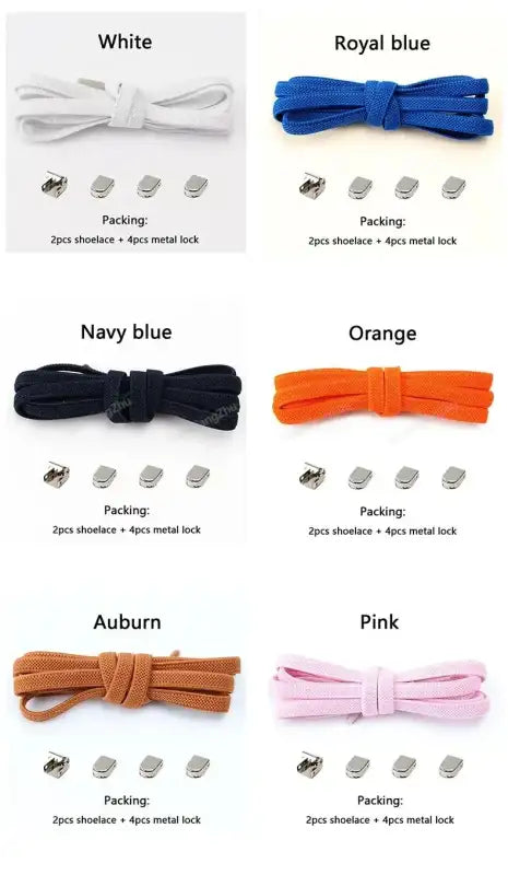 No Tie Shoe Laces Elastic Laces Sneakers Tennis Flat Shoelaces Without Ties Kids Adult Quick Shoe Lace Rubber Bands