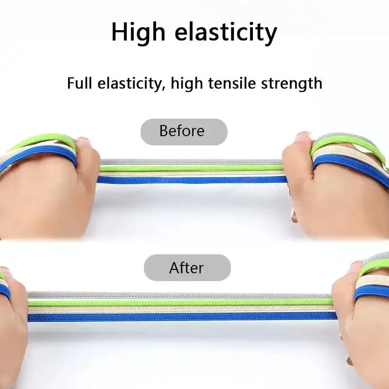 No Tie Shoe Laces Elastic Laces Sneakers Tennis Flat Shoelaces Without Ties Kids Adult Quick Shoe Lace Rubber Bands