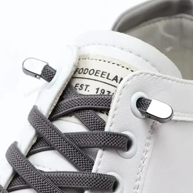 No Tie Shoe Laces Elastic Laces Sneakers Tennis Flat Shoelaces Without Ties Kids Adult Quick Shoe Lace Rubber Bands