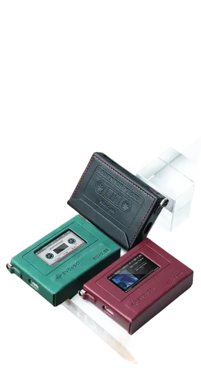 Protective cases for a digital audio player.