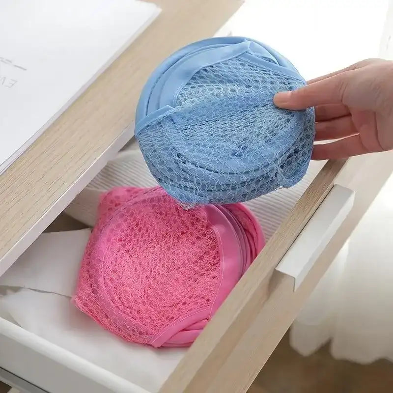 Foldable Color Mesh Clothes Dirty Clothes Basket Household Mesh Dirty Clothes Basket Storage Basket Storage Bucket