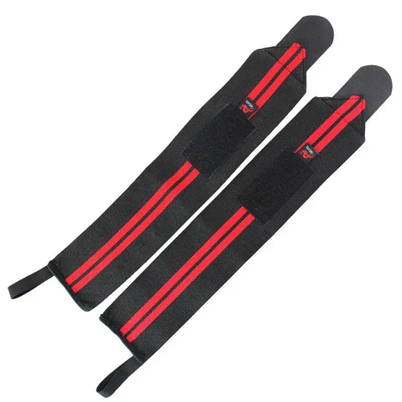 FlexStrap Wrist Wraps - Black red 2pcs