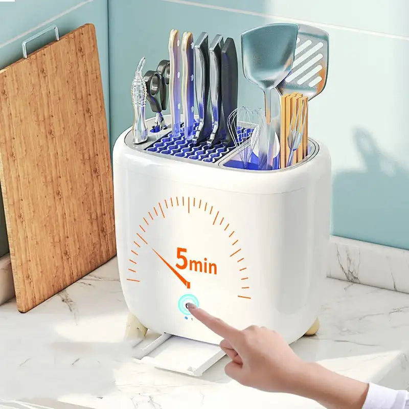 Chop & Store: Elegant Kitchen Utensil Rack