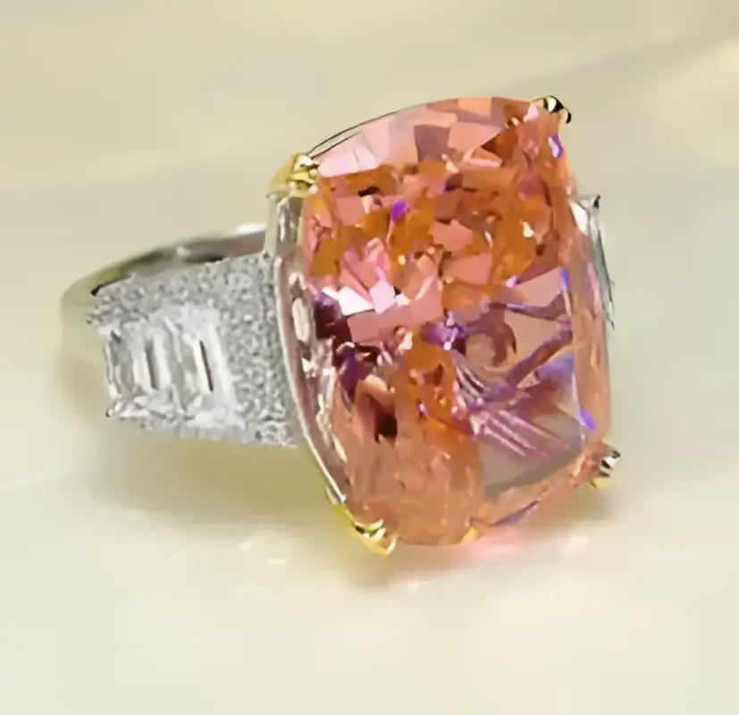 Diamond Ice Crush Silver Ring - Paparacha 5