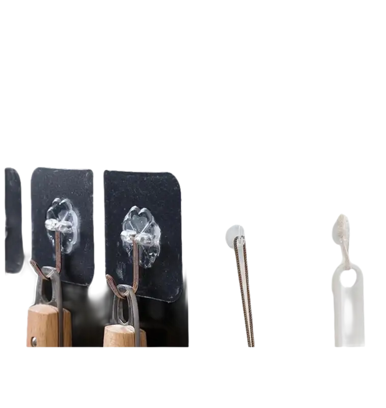 Comparison of trendy 20pcs self-adhesive transparent door wall hooks in Grin and Hang product