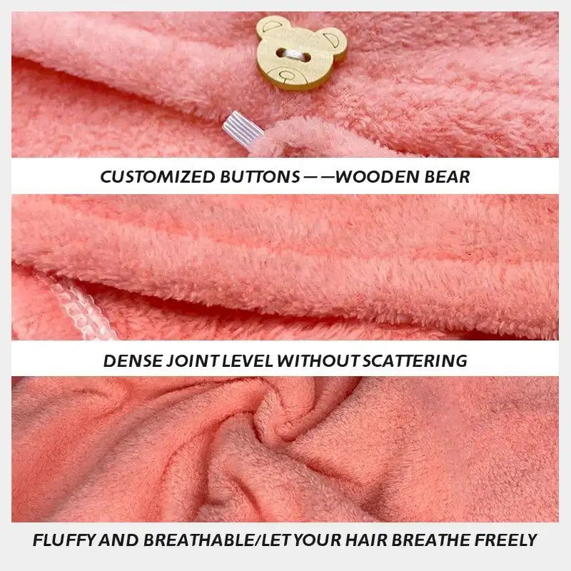 Microfiber Hair Towel Wrap for Women Shower Spa Head Wrap Hair Drying Hat Turban Microfiber Terry Dry Absorbent Quick