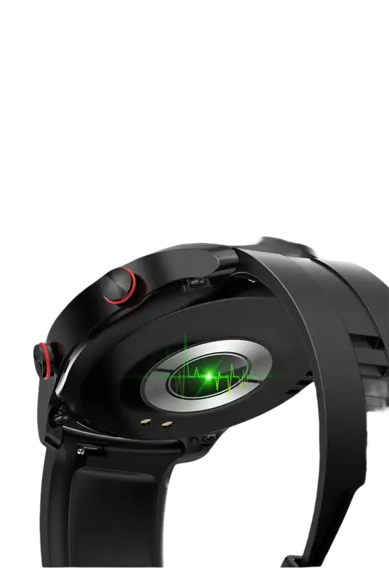 Smartwatch with ECG monitoring.