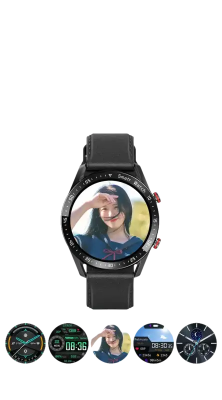 Smartwatch with customizable face.