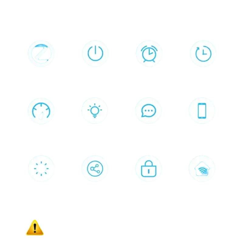 Smart home device features.