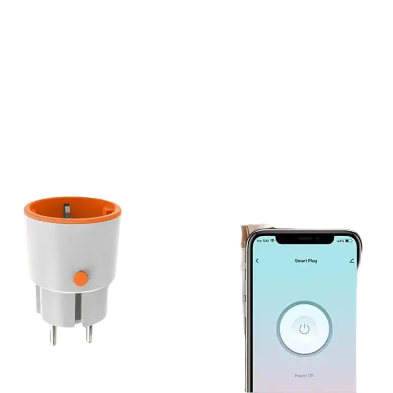 Smart plug with phone control.