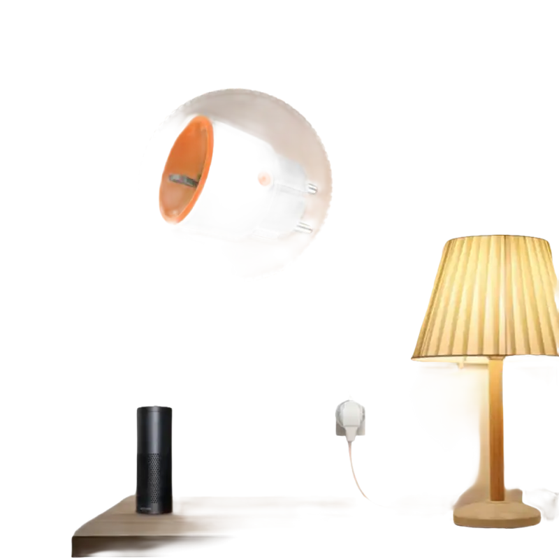 Smart plug with voice control.
