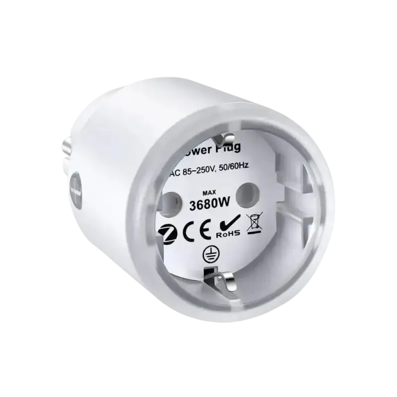 White power plug.
