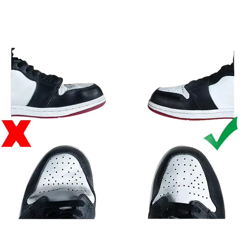 Shoe crease prevention comparison.