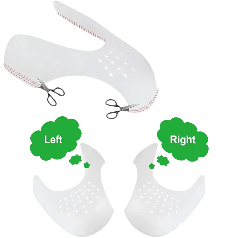 Shoe crease protectors.