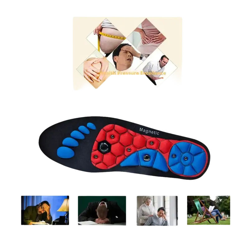 Magnetic massage insole.