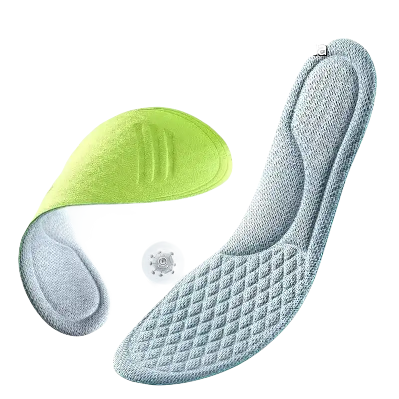 Shoe insoles with antibacterial properties.