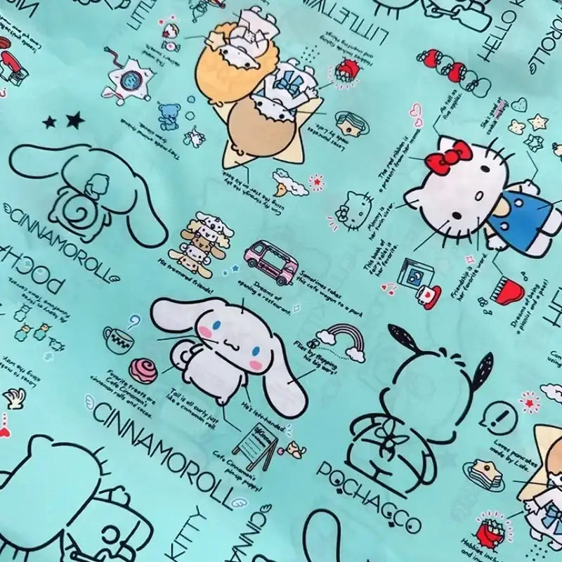 Cartoon character fabric.