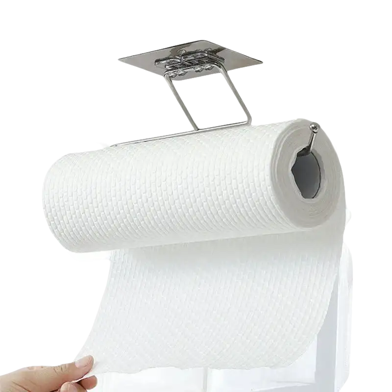 Homerack Toilet trendy mounted paper towel holder with hanging toilet paper roll