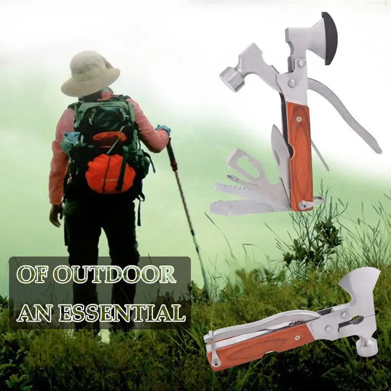 Foldable Survival Pliers: The Ultimate Outdoor Tool! - Brown