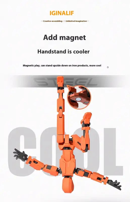 ShapeShift Robot 3D Action Doll - A Pair Of Magnetic Feet / Unassembled