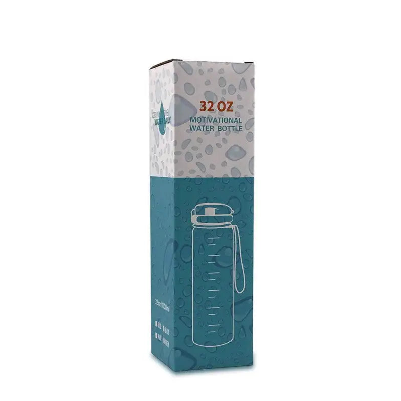 TimeBounce Motivational Water Bottle - Color box / 1L