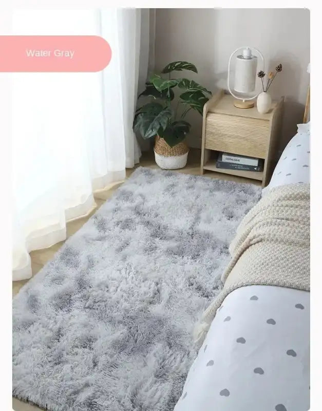 VIKAMA Hygge Haven Carpet High Pile Shag Carpet Non-Slip Cloud Flooring for Scandinavian Bedrooms and Gallery-Level Art