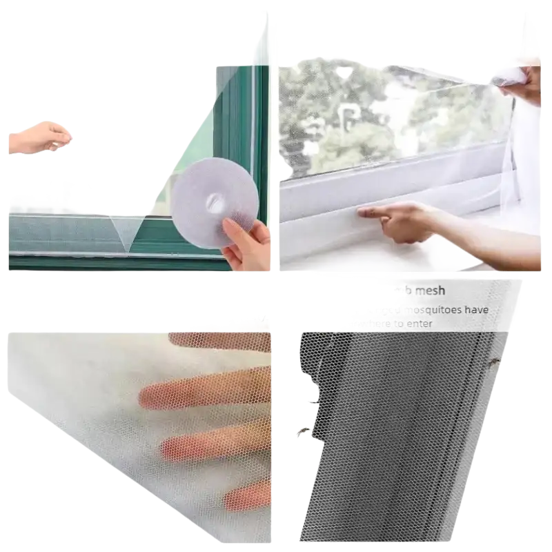Window mosquito net features.