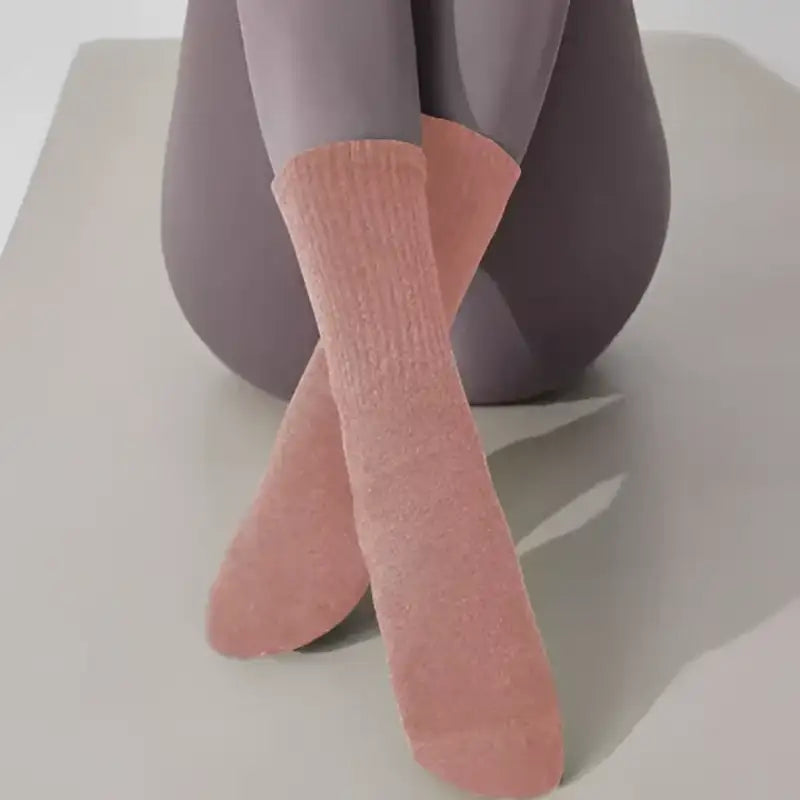 Kids’ Trendy Sports Yoga Socks - Active Style - Pink / Free Size