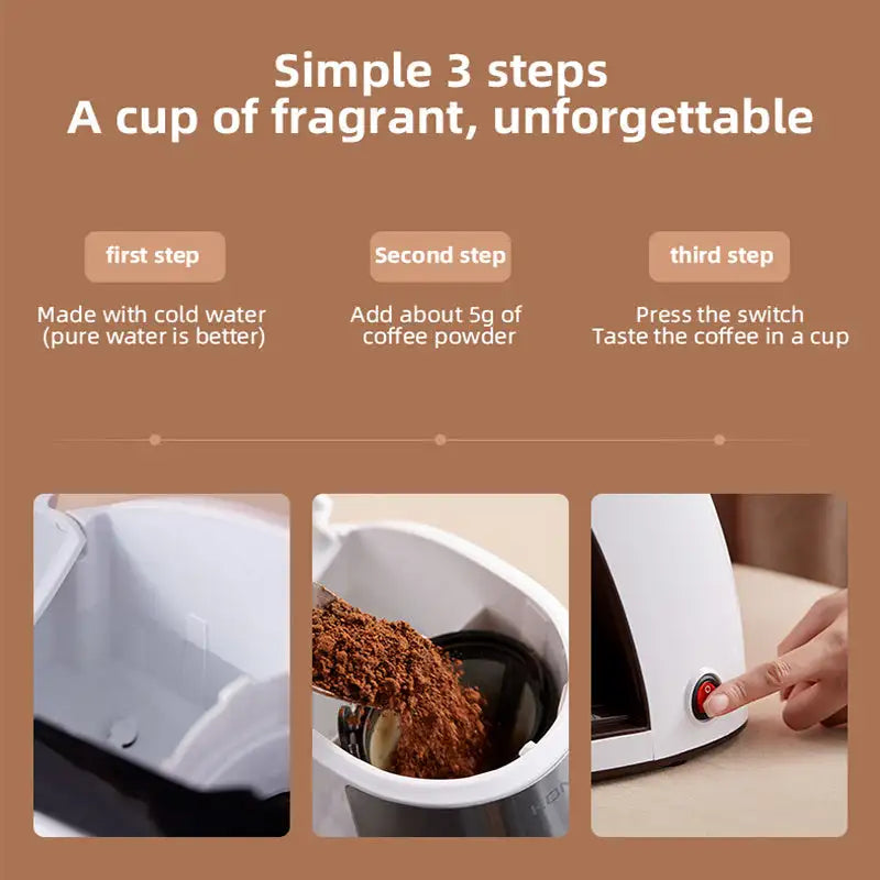 BrewMate Mini: Portable Ceramic Coffee Maker ☕️✨