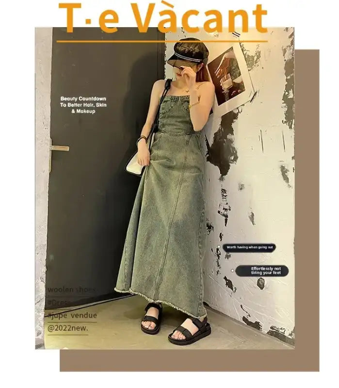 2025 Summer New Women’s Sandals Flat Bottom Korean Edition Fashion Outerwear Casual Beach Strap Velcro Sandals Women’s