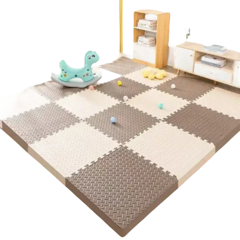 Interlocking foam play mat.