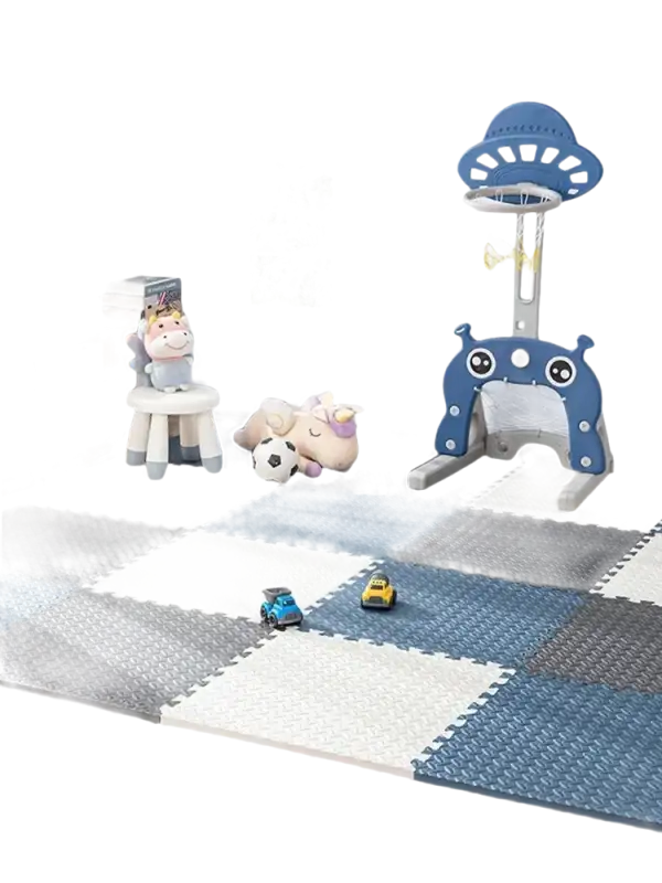 Interlocking foam play mat.