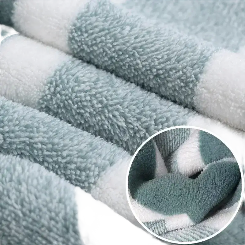 Soft checkered towel from Lint Busters quickdry striped towel set for daily use