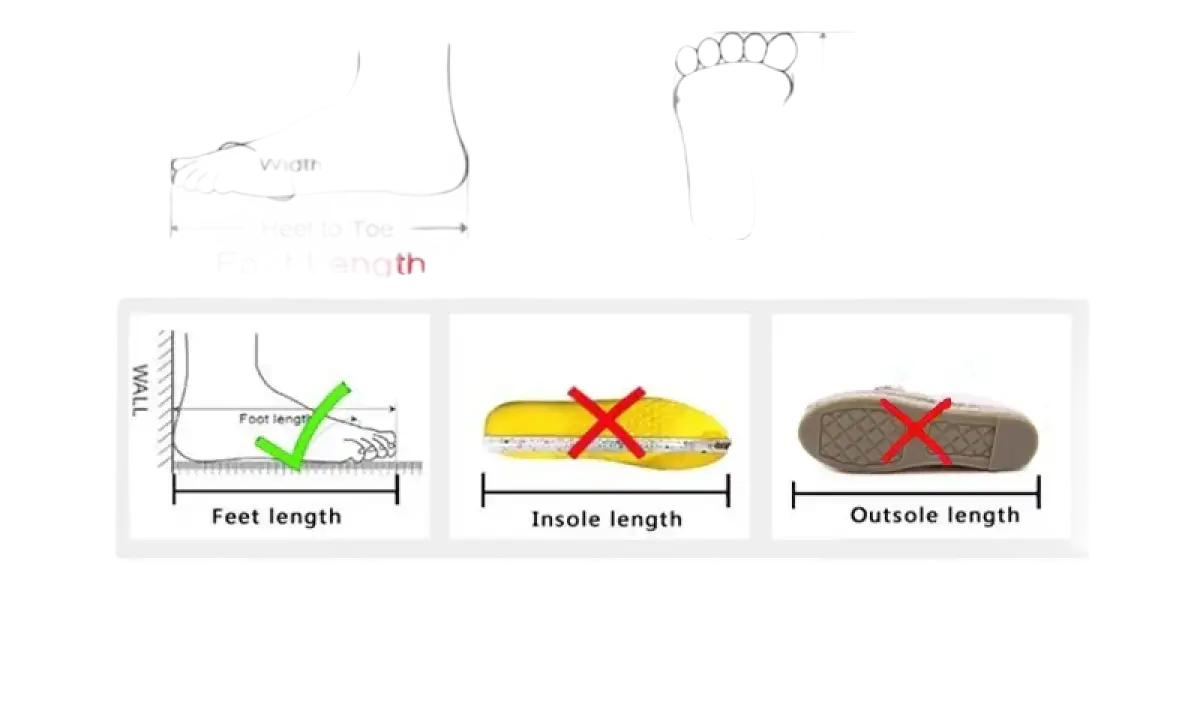 Footwear sizing guide for Liyke Summer Square Toe Heel Platform Slippers