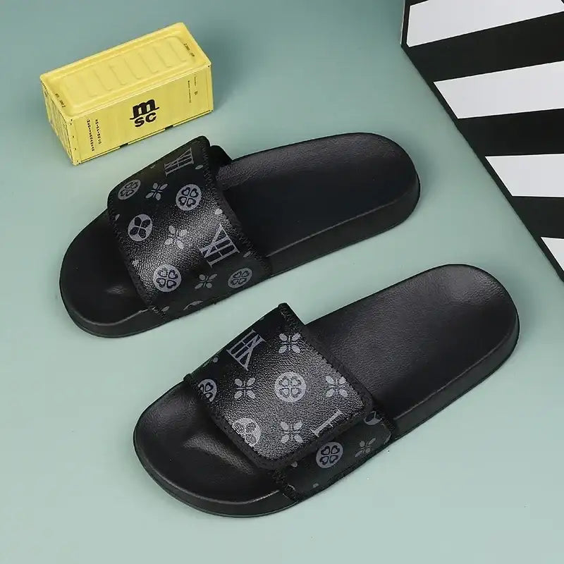 Summer Men Slippers Luxury Sport Slides Outdoor Street Clogs Quick Dry Beach Sandals Male Indoor Home Shoes Loafers