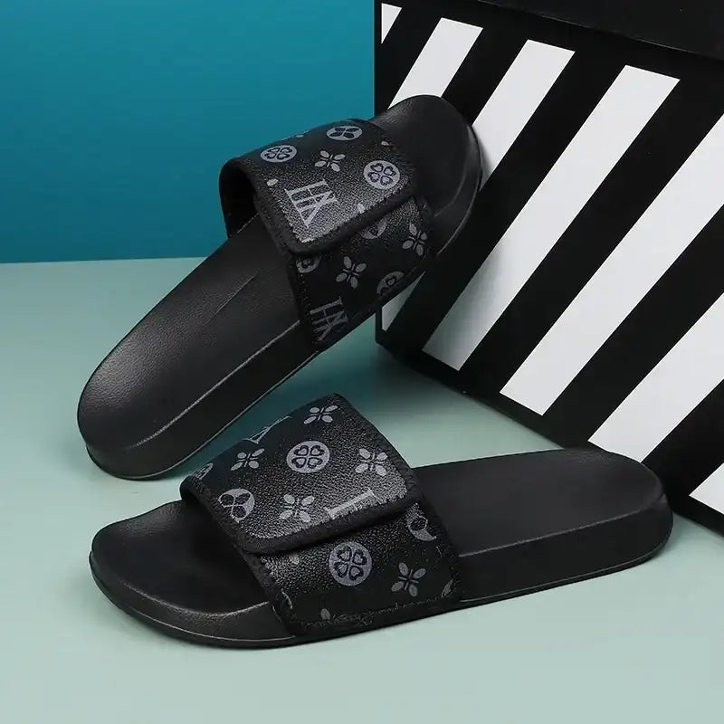 Summer Men Slippers Luxury Sport Slides Outdoor Street Clogs Quick Dry Beach Sandals Male Indoor Home Shoes Loafers