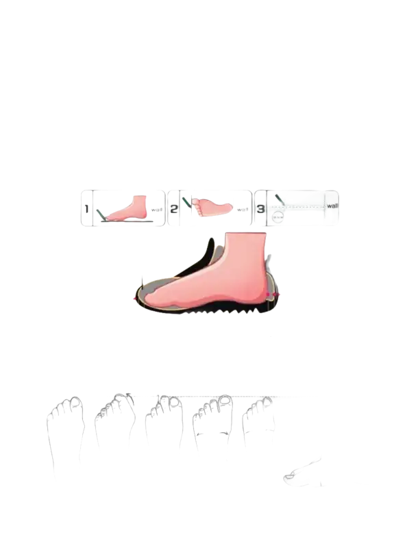 Women’s shoe size chart.