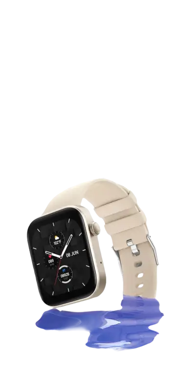 Water-resistant smartwatch.