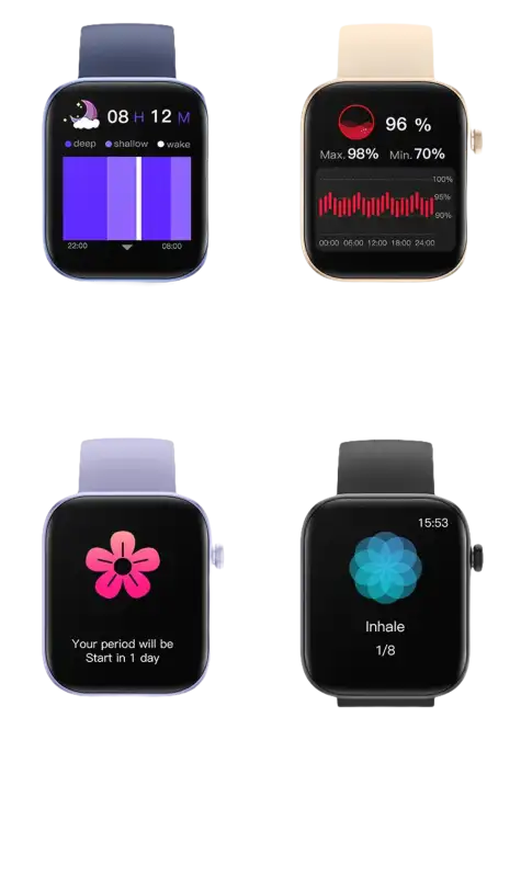 Smartwatch health monitoring features.