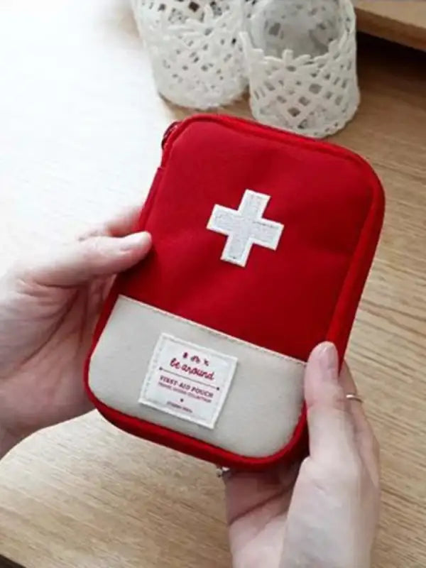 Portable Medicine Bag Cute First Aid Kit Medical Emergency Kits Organizer Outdoor Household Medicine Pill Storage Bag