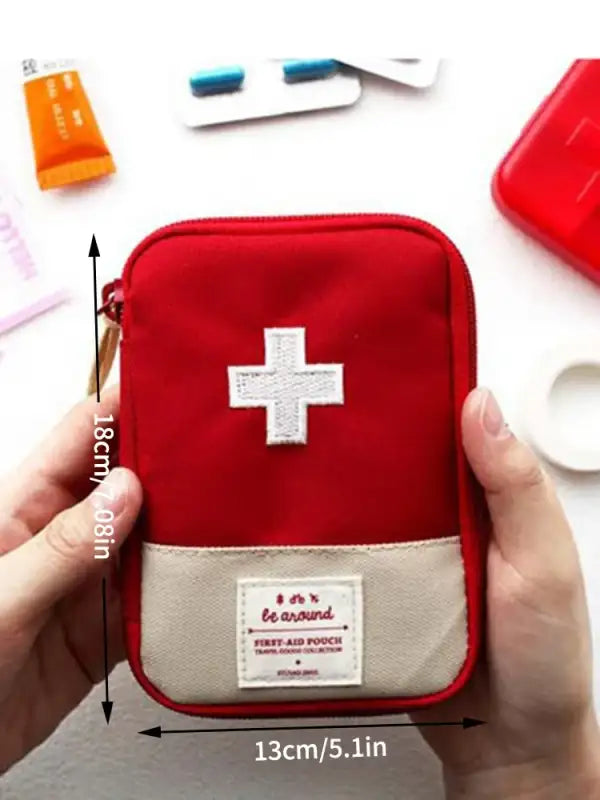 Portable Medicine Bag Cute First Aid Kit Medical Emergency Kits Organizer Outdoor Household Medicine Pill Storage Bag